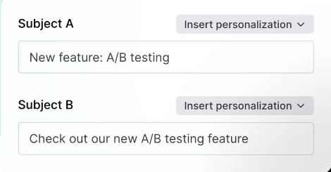 A/B Test Mailer Lite