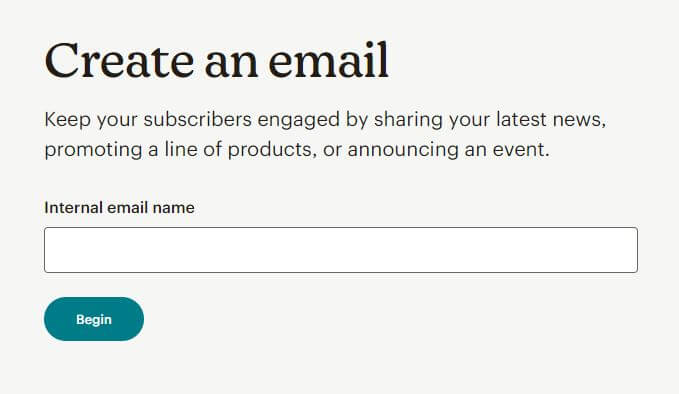 Mailchimp for Nonprofits: Creating email
