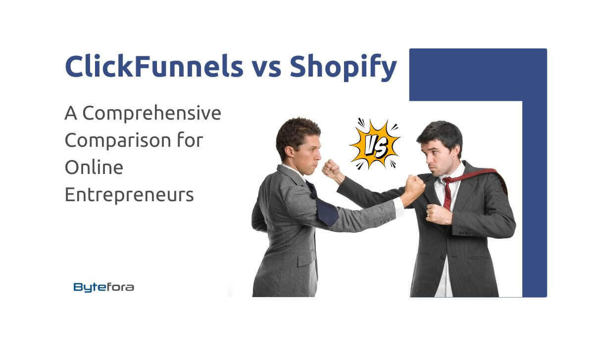Click funnels vs Shopify