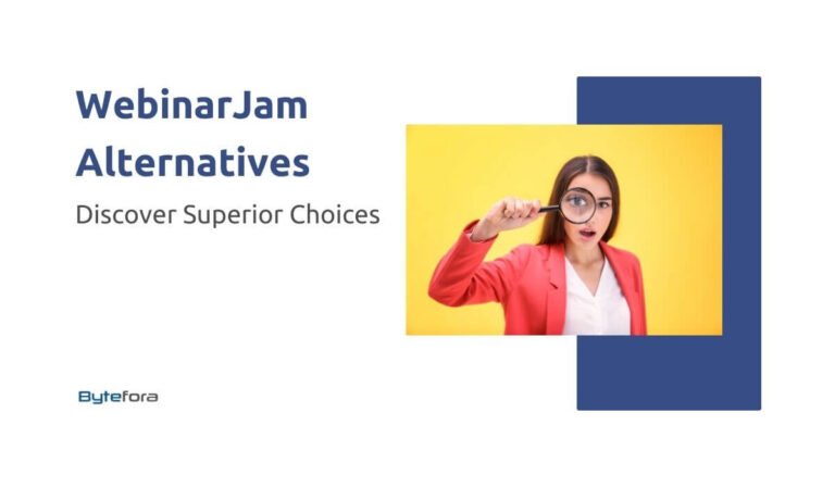 WebinarJam Alternatives: Discover Superior Choices